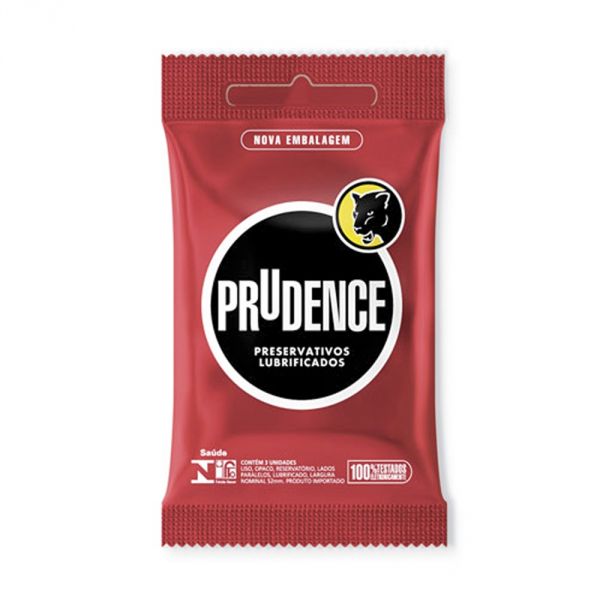 Preservativo Lubrificado Com 3 Unidades Prudence