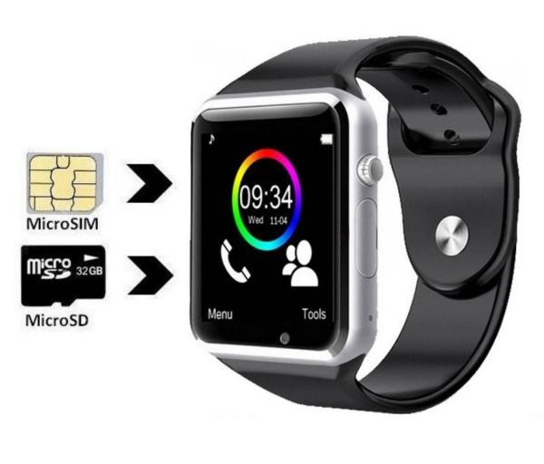 Smartwatch 3G Bluetooth Prata