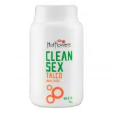 Talco Clean Sex, especial para conservação de brinquedos eróticos.