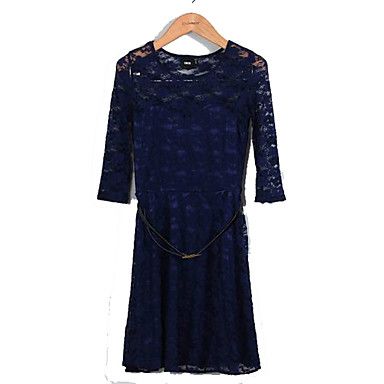 Moda Luxo: Vestido Rendado, de Ótima Qualidade. Frete Grátis.