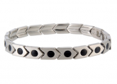 Bracelete Aço Inoxidável com Imã de Energia Cod 90.