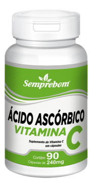 VITAMINA C - ACIDO ASCORBICO - 240MG - 90 CAPSULAS