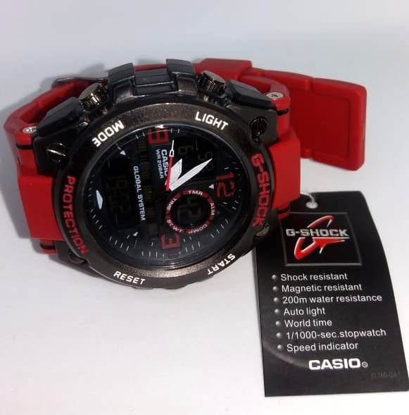 Relógio G Shock Metal Vermelho