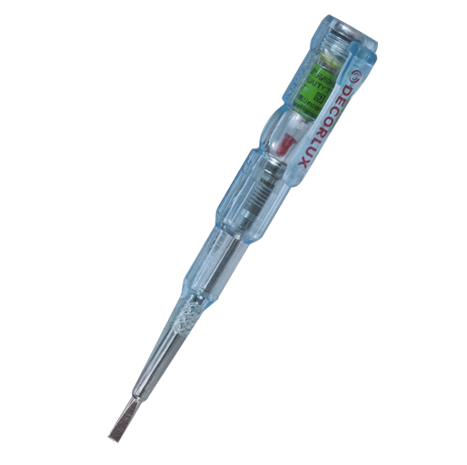 CHAVE TESTE DE CONTINUIDADE E TENSÃO - 140mm DECORLUX