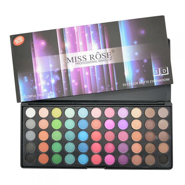 Paleta de 55 cores sombras