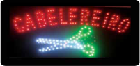 Placa de Led - Cabelereiro