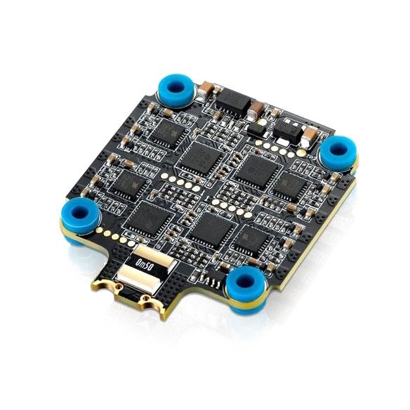 ESC 4 em 1 HobbyWing XRotor 45A BLHeli_32 / DShot1200 c/ BEC e Sensor de Corrente (Suporta até 6S)