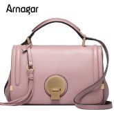 Bolsa Arnagar 2017 Couro Genuíno Bag de ombro