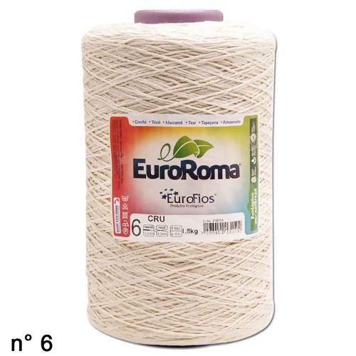 Barbante EuroRoma CRU N°6 - 1,8 Kg