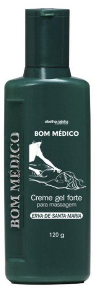 Gel forte relaxante para massagem com erva-de-santa-maria