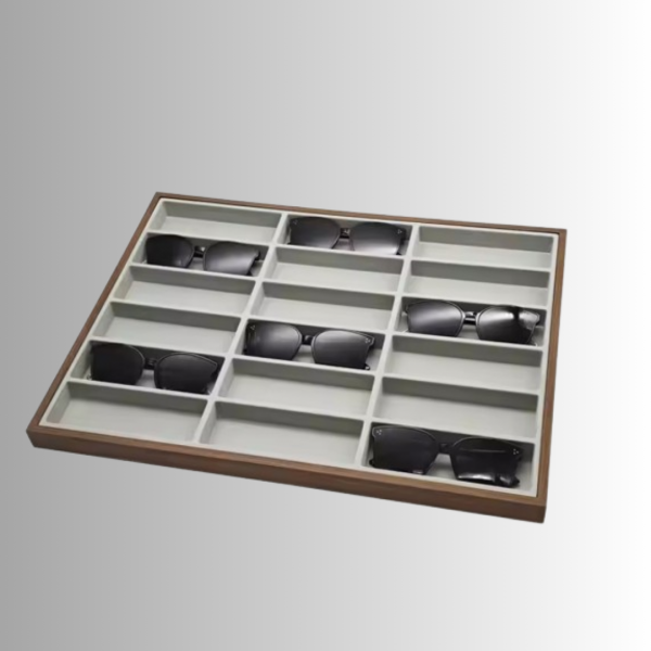 bandeja de óculos expositora