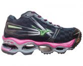 Tênis Feminino Mizuno Wave Prophecy 2 Preto e Rosa 10893