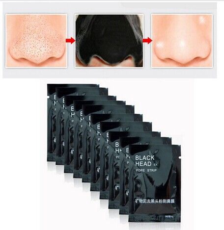 Remover máscara facial poros tira 6 pçs/lote