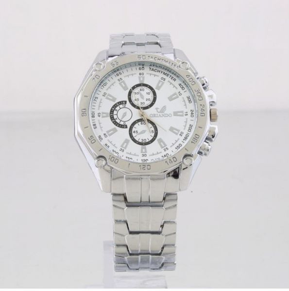 Relógio Quartz Masculino Analógico De Aço Inox Esport YKS