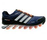 Tênis Adidas Springblade Azul Marinho e Laranja 11340