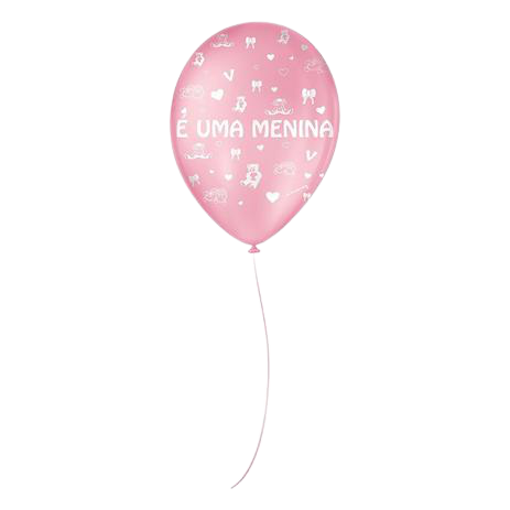 Balão Decorado Chá de Revelação Nº25un
