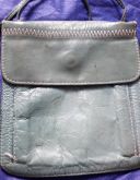 Bolsa de couro  azul