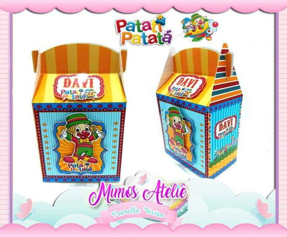 Arquivo De Corte Silhouette CAIXA ENCAIXE - Patati Patata 3