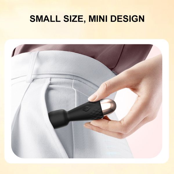 Vibrador mini 10 vibrações recarregável
