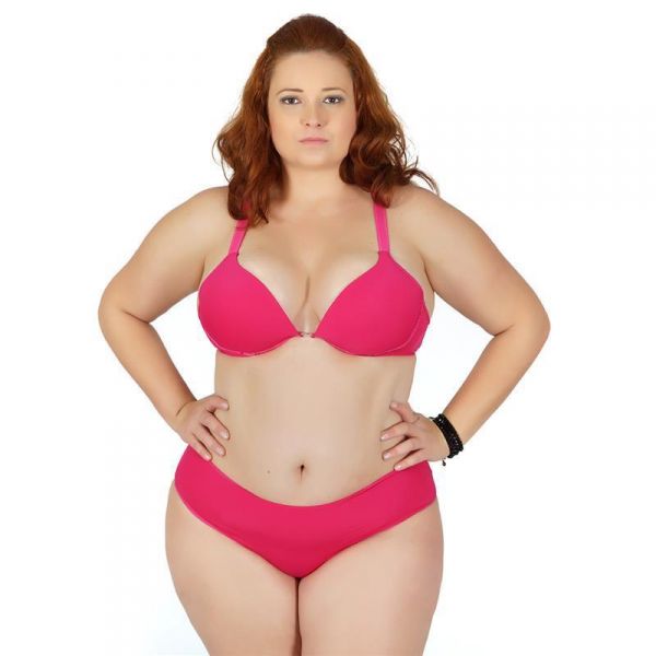 Conjunto Nadador Plus Size Em Microfibra E Alça Reforçada