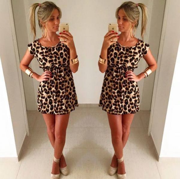 Vestido Oncinha Print
