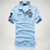 moda casual manga curta camisa pólo de impressão dos homens #03084722