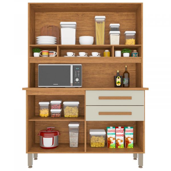 Kit Cozinha Sofia 4P2G Visualizacao Interior Imop