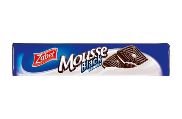 BISCOITO ZABET BLACK BAUNILHA