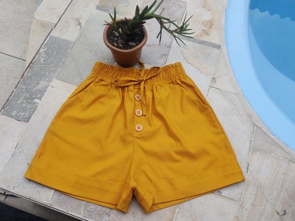 Short Feminino Tecido Stretch