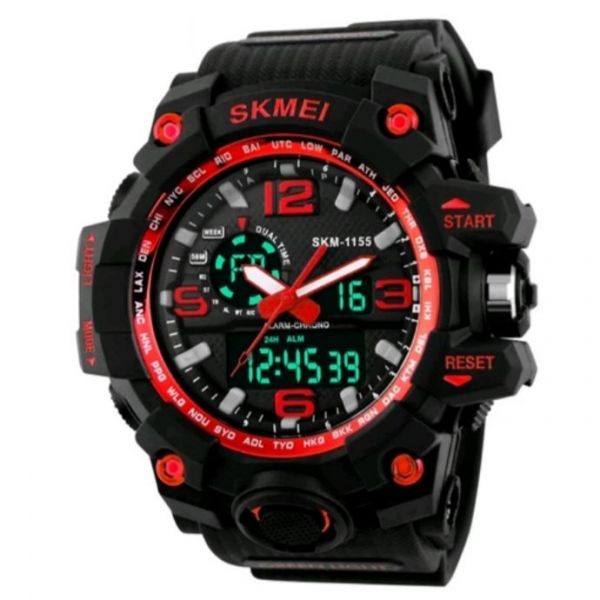 Relógio Skmei 1155 Masculino Resistente Shock - Vemelho