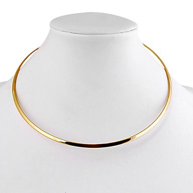 Colar da Moda Colorido (Dourado, Prateado,1 pça.) #00892154