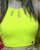 Cropped frente única
