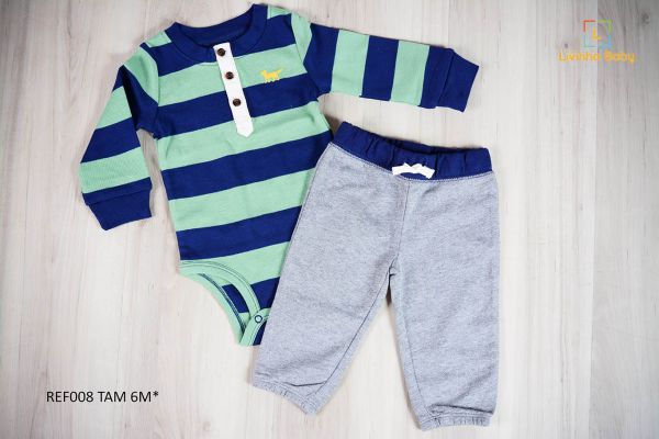 Conjunto Body Listrado