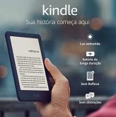 Leitor de livro Kindle 10a. geração com iluminação embutida