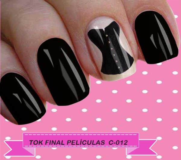 Películas e Adesivos para Unhas Mod. Corselet Cód.C-012