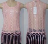 BLUSA EM RENDA COM TASSEL