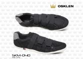 SAPATENIS OSKLEN LONA E ELÁSTICO PRETO - SKM-040