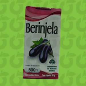 Berinjela 50 cápsulas 500mg