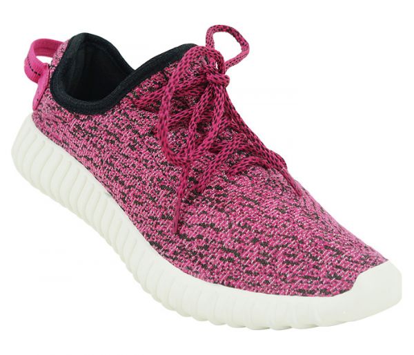 Tênis Feminino Adidas Yeezy Boost 350 Rajado Rosa (LANÇAMENTO )