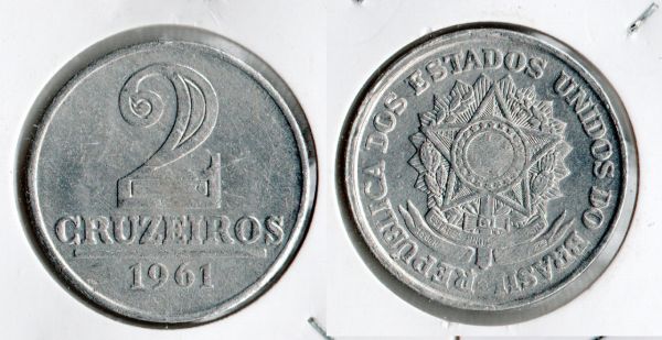 V283-1 - 2,00  cruzeiros 1961