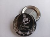 Botton  Cabaré Literário - Preto 3,5cm