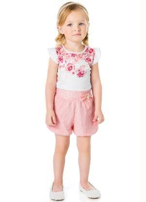 Conjunto short renda