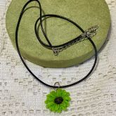 Colar Flor Verde