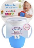 AAC01- Copo de Treinamento com Alças 360° 207ml Azul +6M - Munchkin