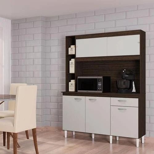 A883.Kit Cozinha Duda 140 5P1G Chocolate.Off White Poquema