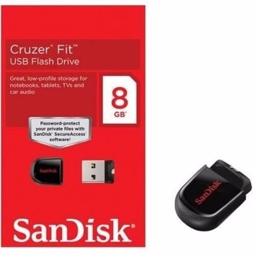 Pen Drive Sandisk Mini Fit 8gb Z33 Preto