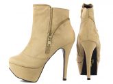 1-Ankle Boot com meia pata feminina- bota cano curto ARRASADORA inverno luxo