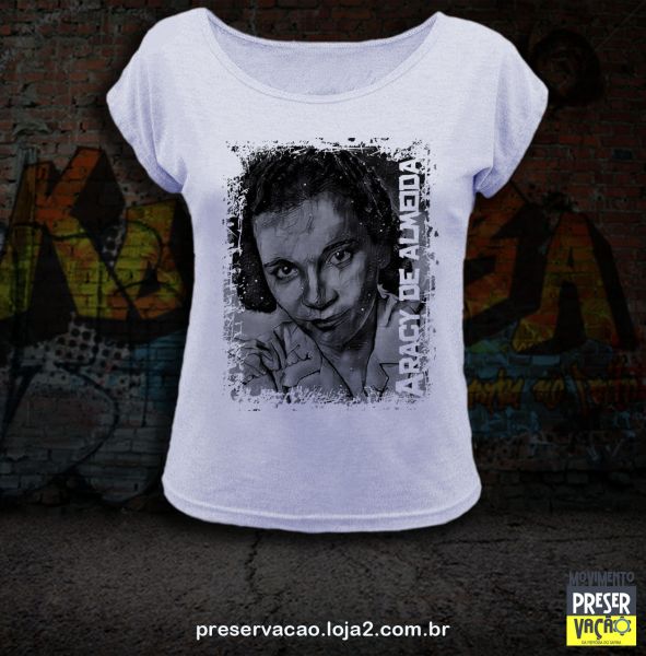 Blusa Gola Canoa Aracy de Almeida