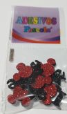 Love Mickey Vermelho (60 Adesivos)