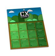 FOLHINHAS 2020 FOLHINHA DE PAREDE COUCHÊ 300G VERNIZ UV TOTAL FR 273X204MM - 4X0 - 500 unid.